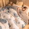 Edredón Grueso de Invierno Premium para Cama Individual y Doble