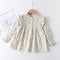 Blusa Infantil Floral de Algodón Manga Larga para Niñas