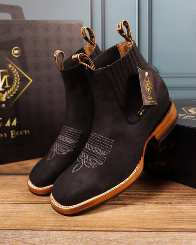 Botas Chelsea Martin con Bordado en Mangas - Estilo Europeo para Hombre - Image 16