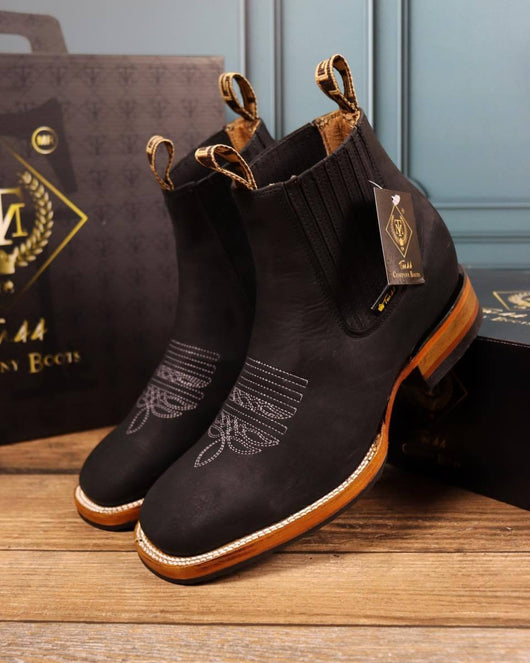 Botas Chelsea Martin con Bordado en Mangas - Estilo Europeo para Hombre - Image 16