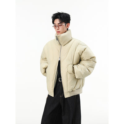Chaqueta de Cuello Alto en Algodón para Hombre - Estilo Urbano Invierno - Image 11