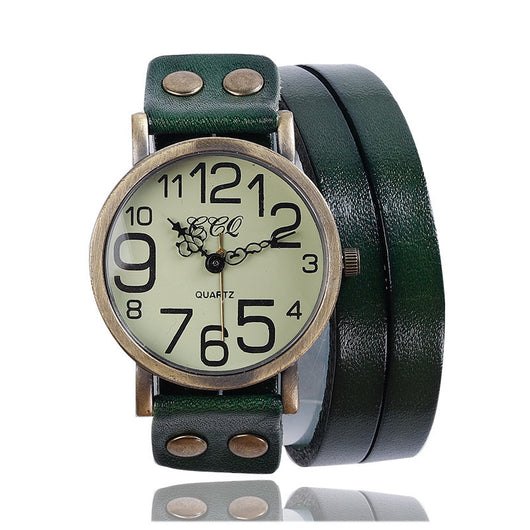 Reloj Retro Tres Círculos Unisex Casual - Image 9