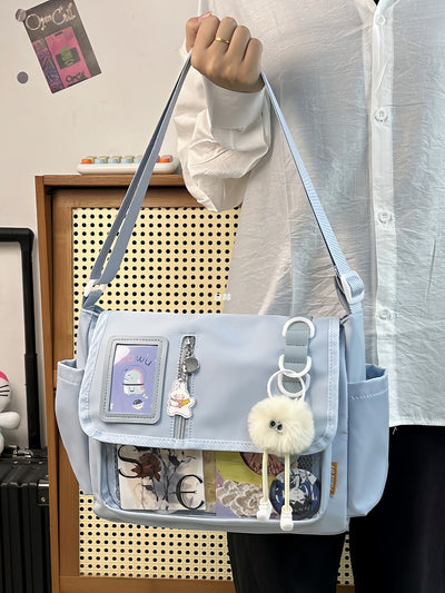 Bolsa Crossbody de Lona Impermeable Ligera Multiuso Casual - Image 12