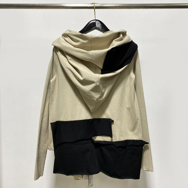 Suéter de Algodón Casual con Bolsillos Laterales - Corte Relajado Mujer