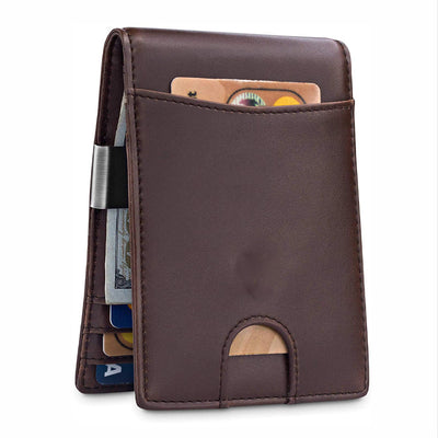 Cartera RFID para Hombre en Cuero Genuino - Protección Contra Robo de Datos - Image 3