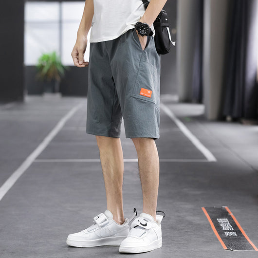 Pantalones Cortos Hombre Tendencia Cinco Puntos Sueltos - Image 3