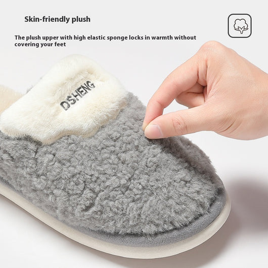 Pantuflas de Algodón Invierno para Hombre - Comodidad en Casa - Image 4