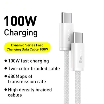 Cable de Carga Rápida Trenzado 100W para Móvil y Tablet - Image 15