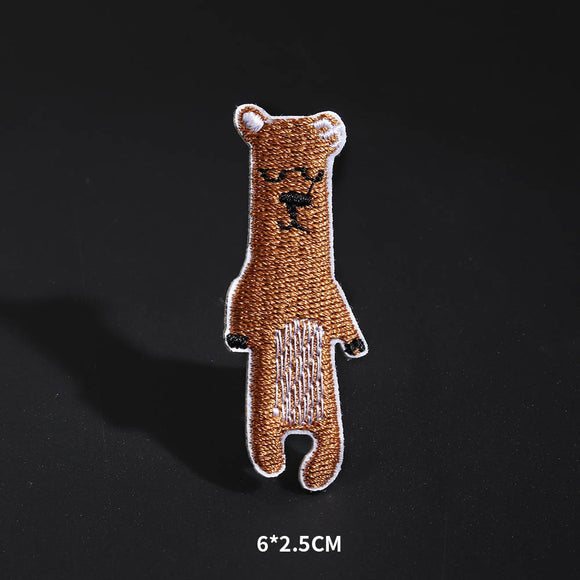 Parches Bordados de Animales Infantiles para Ropa