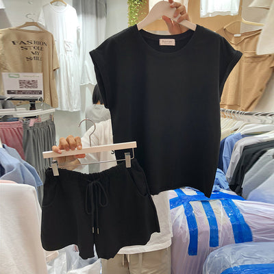 Conjunto Deportivo Coreano: Shorts Sueltos y Playera Sin Mangas - Image 3