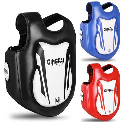 Protector Pectoral de Competencia Sanda - Armadura Acolchada para Boxeo y Artes Marciales