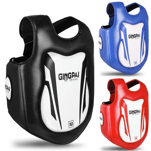 Protector Pectoral de Competencia Sanda - Armadura Acolchada para Boxeo y Artes Marciales