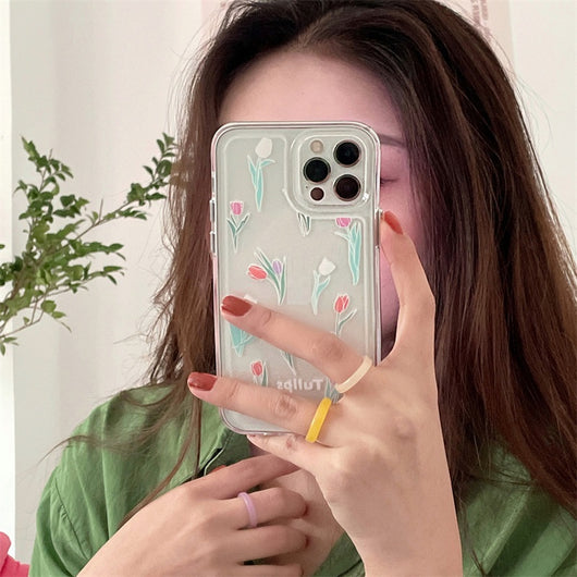 Funda Protectora para Teléfono con Diseño Tulipanes Primavera Verano - Image 9