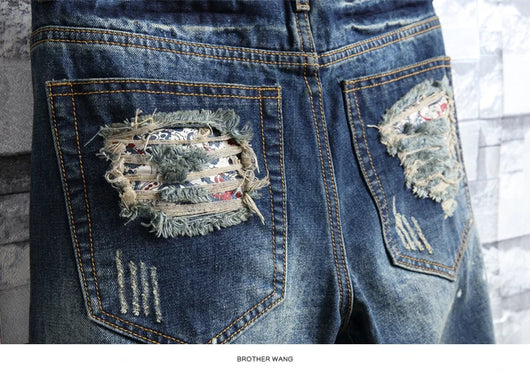 Shorts de Mezclilla Perforada para Verano - Image 15