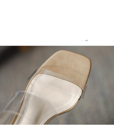 Tacones Medianos con Cristales y Plataforma Chunky - Image 9