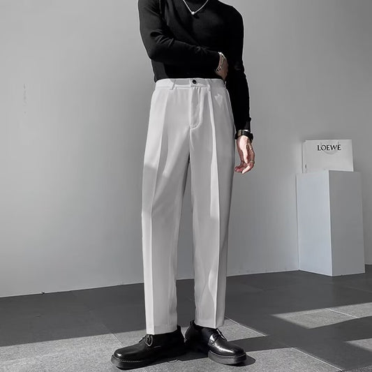 Pantalones de Vestir Casual Rectos para Hombre - Versátiles y Elegantes - Image 2