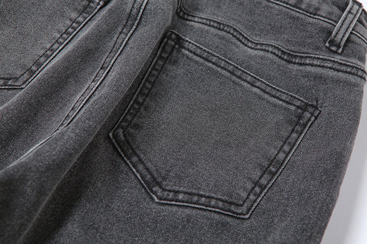 Pantalones Casuales de Cintura Alta con Pliegues y Abertura Lateral - Image 7