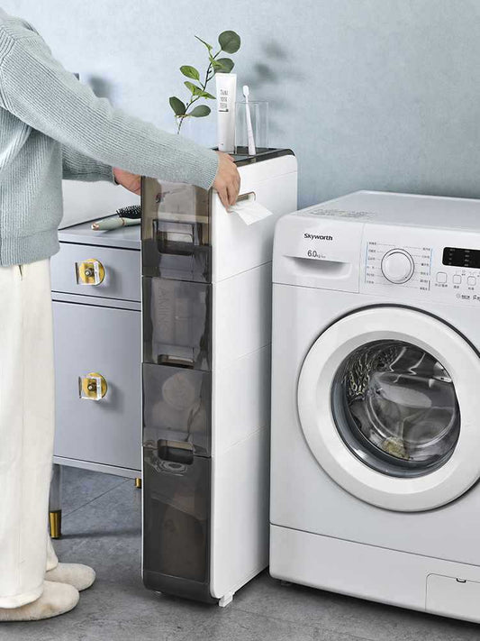 Gabinete Estrecho con Cajones para Almacenamiento de Baño - Image 2