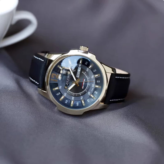 Reloj de Pulsera Ejecutivo para Hombre con Calendario Semanal - Image 2