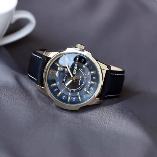 Reloj de Pulsera Ejecutivo para Hombre con Calendario Semanal - Image 2