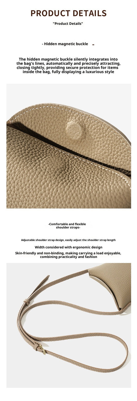Bolso Crossbody de Cuero para Mujer con Cierre de Cremallera - Image 27