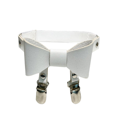 Liguero de Malla PU con Moño - Accesorios Coquetos para Mujer - Image 5