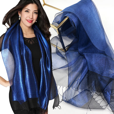 Pañuelo de Seda Doble Capa Premium para Mujer - Elegancia y Sofisticación - Image 9