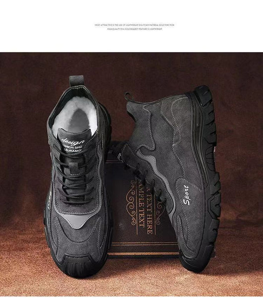 Botas de Senderismo Acolchadas Térmicas para Hombre - Caña Alta Forrada en Polar - Image 10