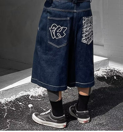 Shorts de Mezclilla Holgados para Hombre - Estilo Costa Oeste Estadounidense - Image 13