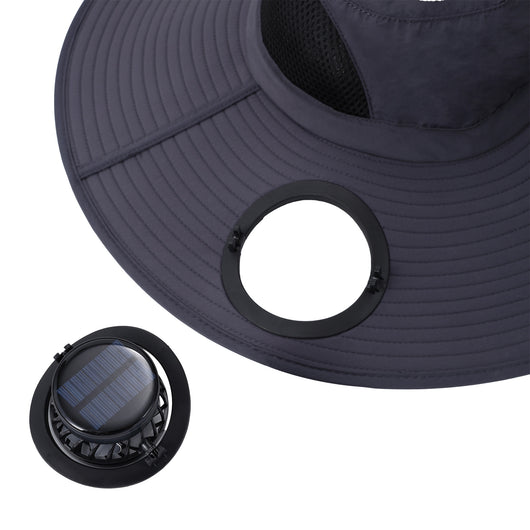 Gorra de Sombra Solar con Ventilador para Hombre - Ideal para Montaña y Pesca - Image 5