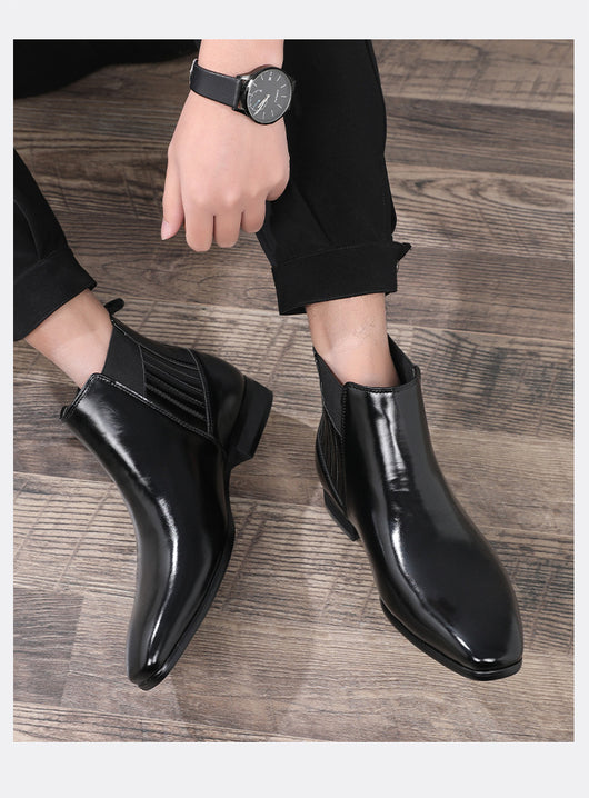 Botas Martin de Caña Alta Punta Afilada para Hombre - Image 11