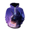 Sudadera 3D Gatos Enamorados - Hoodie Casual Cuello Redondo