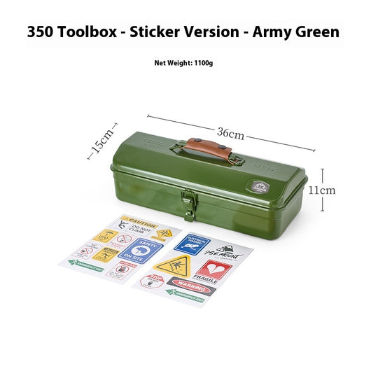 Caja de Herramientas para Camping Outdoor con Compartimentos y Stickers - Image 8