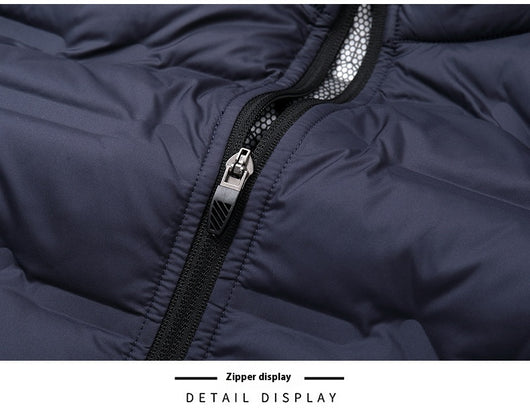 Chaqueta Acolchada de Plumón para Parejas - Abrigo Térmico y Cálido - Image 36