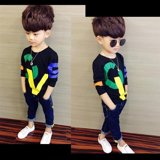 Camiseta Manga Larga para Niño - Remera de Algodón Otoño - Image 9