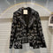 Blazer Ejecutivo Brillante de Manga Larga para Industria