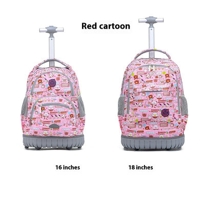 Mochila Escolar Trolley Estilo Coreano para Niños y Estudiantes - Image 12