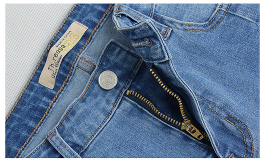 Jeans Slim Skinny Elásticos con Detalles de Cuentas - Image 8