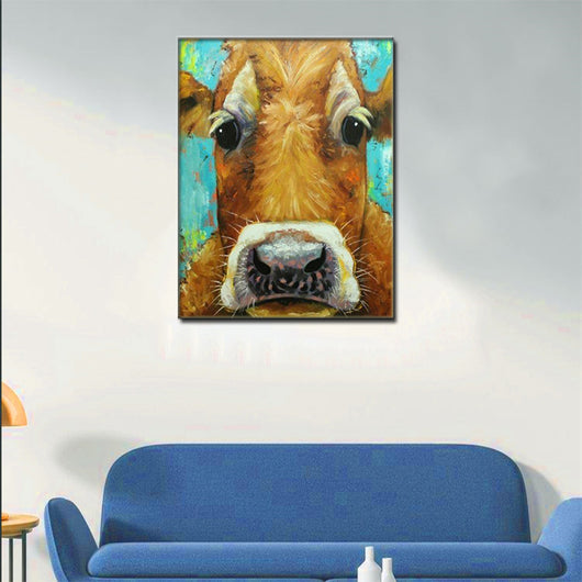 Lámina Decorativa Vaca Artística para Pared - Image 8