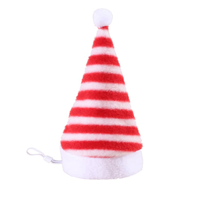Gorro Navideño Multicolor a Rayas para Mascotas - Image 8