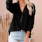 Blusa Manga Larga Básica para Mujer - Colores Lisos Otoño e Invierno