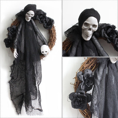 Adorno Navideño Fantasma Blanco y Negro - Guirnalda Decorativa Halloween - Image 12