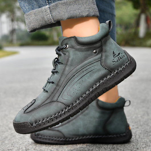 Zapatos de Moda Talla Grande para Hombre con Suela Cosida a Mano - Image 14
