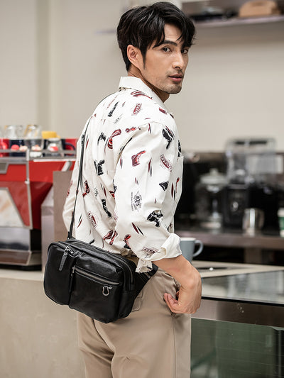 Bolso de Cuero para Hombre con Estilo Moderno - Image 11