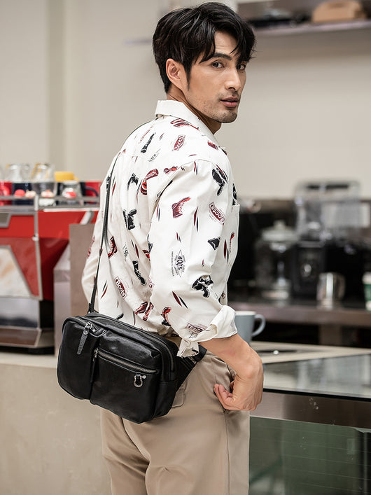 Bolso de Cuero para Hombre con Estilo Moderno - Image 11