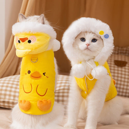 Ropa Térmica para Gatos y Perros Pequeños - Diseños Otoño Invierno con Transformación de Pato - Image 13