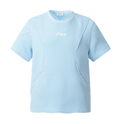 Camiseta Manga Corta Hombre con Costuras Divididas - Image 20