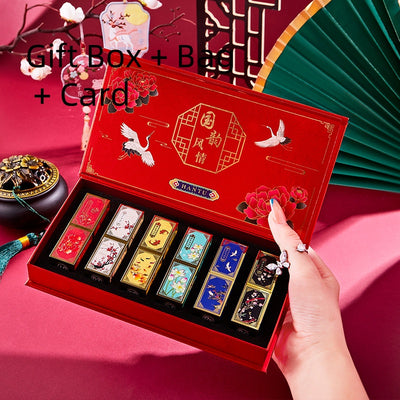 Estuche de Lápices Labiales Estilo Chino Imperial con Grabados Artesanales - Image 6