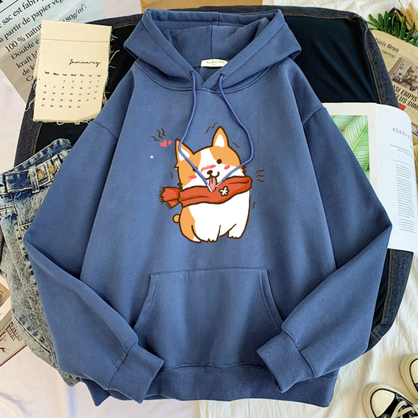 Sudadera Mujer Estampado Tendencia Coreana Manga Larga Casual