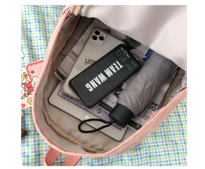 Mochila de Gran Capacidad Estilo Casual Japonés y Coreano - Image 9